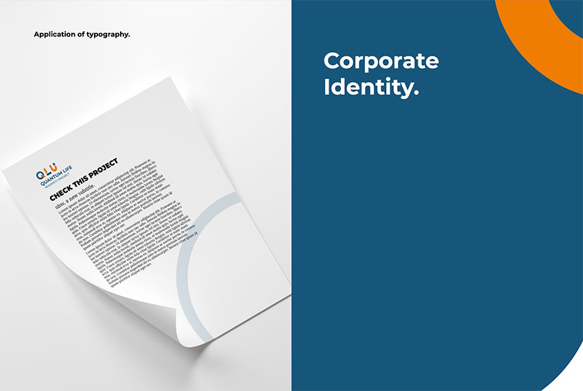 Graphic design – example corporate identity Graphic design - example corporate identity